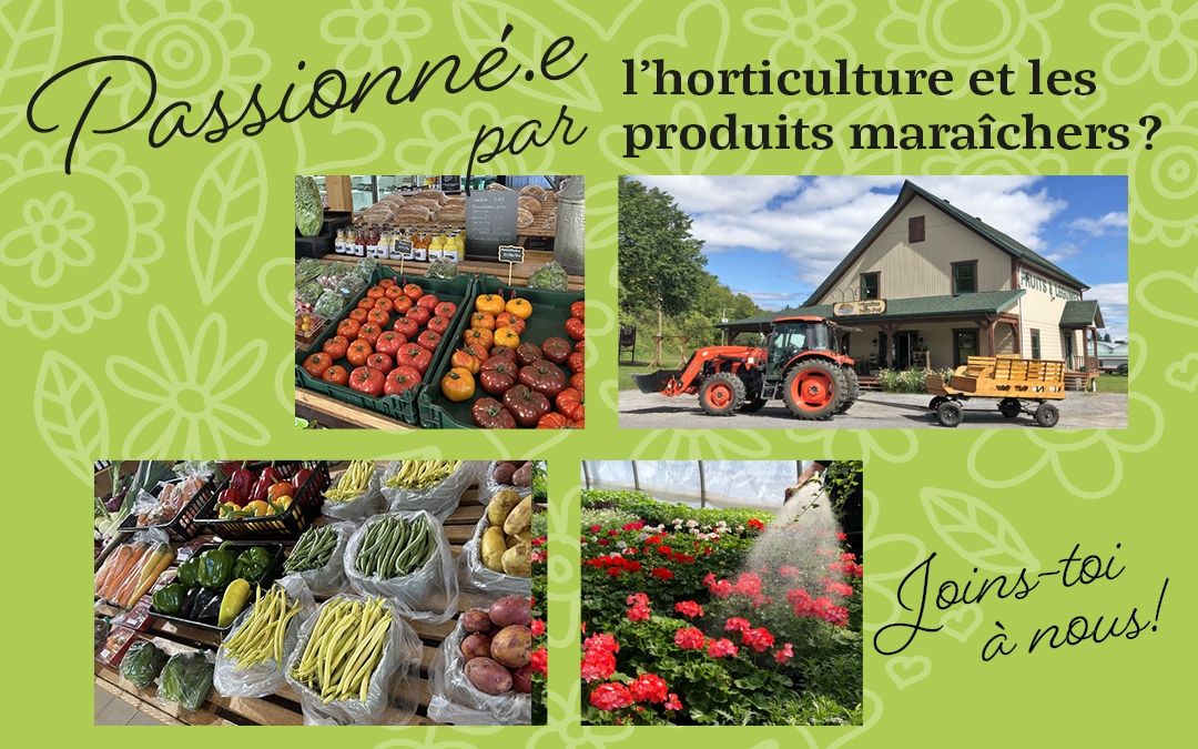 Joins-toi à l&rsquo;équipe des Jardins du Petit-Pré pour la saison 2026!